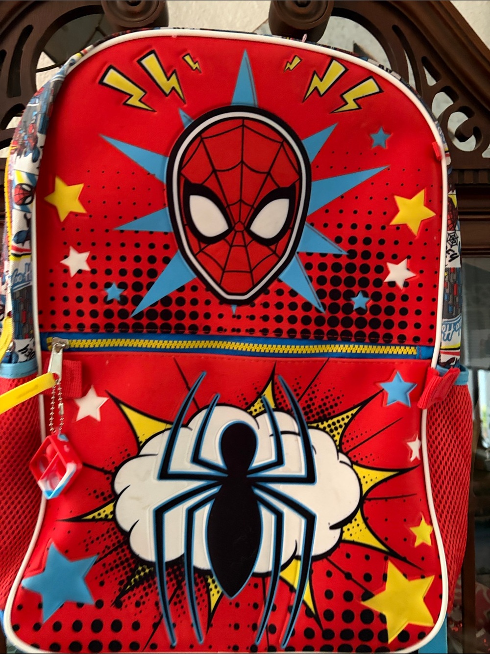 Superhero Spider marvel Backpack - Red
